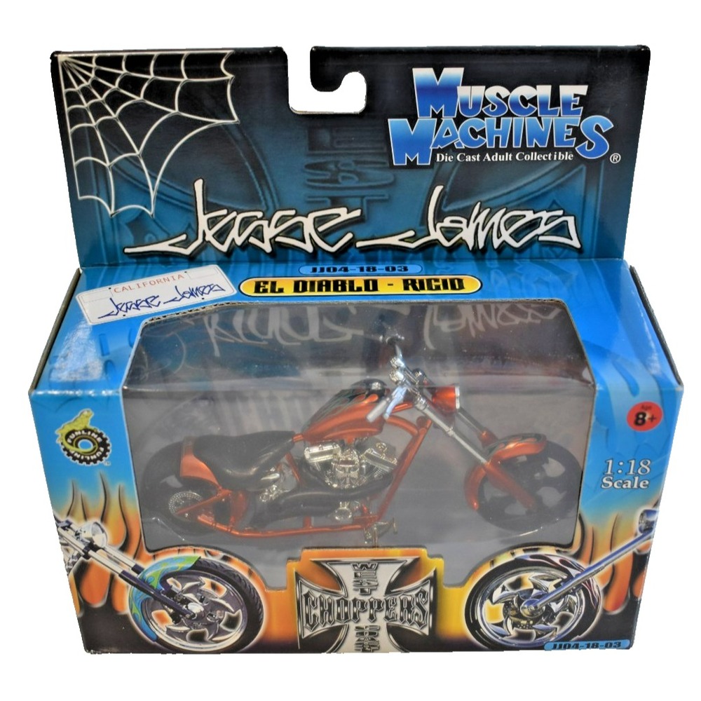 Jesse James West Coast Choppers El Diablo Rigid 1:18 Scale Diecast JJ04-18-03